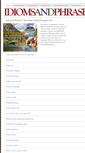 Mobile Screenshot of idiomsphrases.com